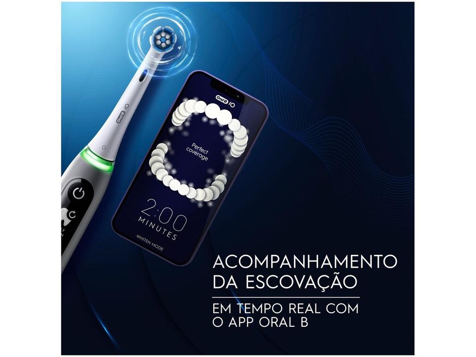 Escova de Dente Elétrica Oral-B iO6, 1 Cabo + 4 Refis + Carregador + Estojo - 5