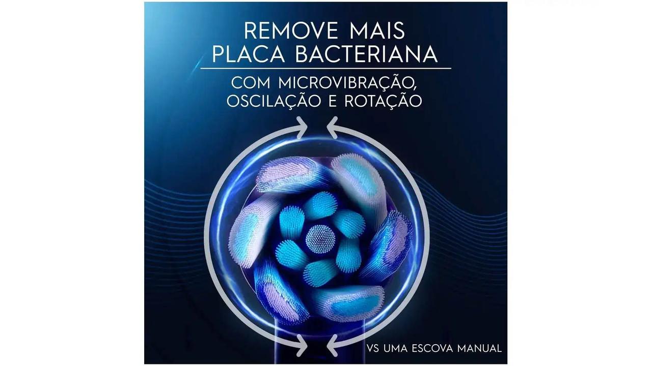 Escova de Dente Elétrica Oral-B iO6, 1 Cabo + 4 Refis + Carregador + Estojo - 2