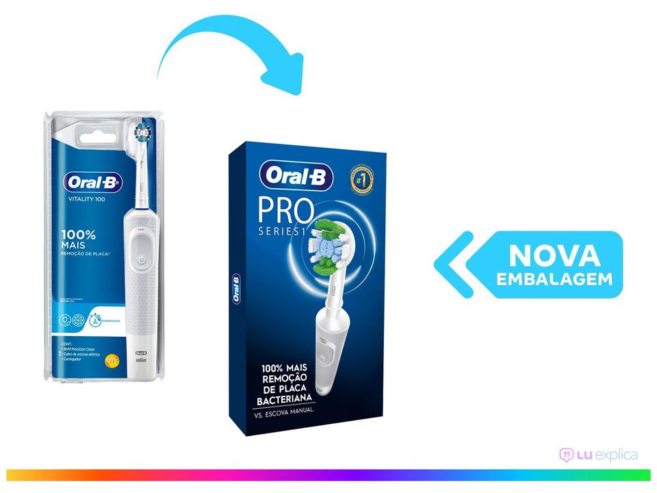Escova de Dente Elétrica Oral-B PRO Series 1 Branca - 2