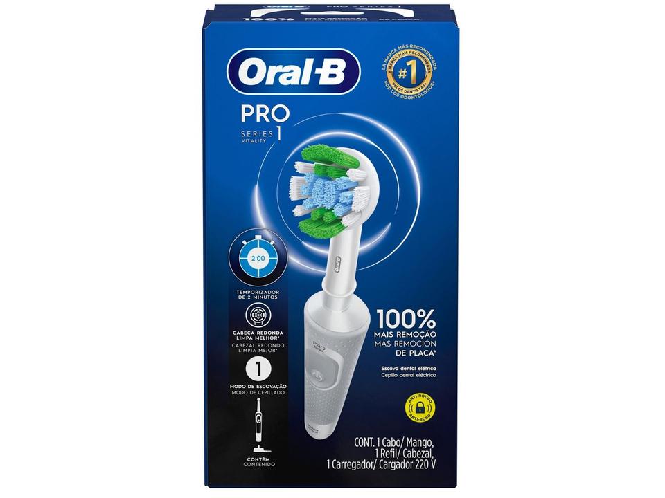Escova de Dente Elétrica Oral-B PRO Series 1 Branca - 11
