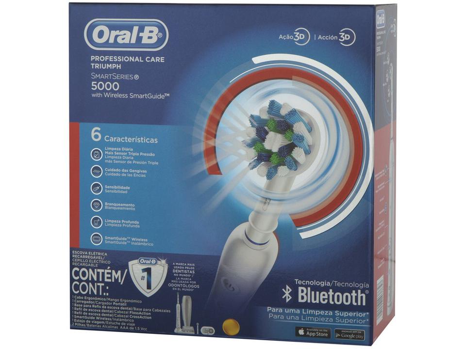 Escova de Dente Elétrica Oral-B - Professional Care 5000 com Sensor de Pressão - 110 V - 11