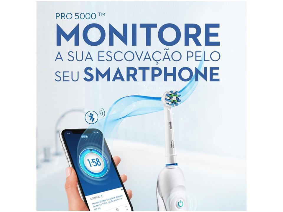 Escova de Dente Elétrica Oral-B - Professional Care 5000 com Sensor de Pressão - 110 V - 3