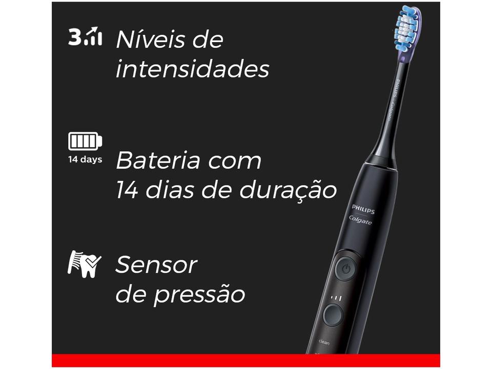 Escova de Dente Elétrica Philips Colgate Sonic Pro 70 Recarregável - 4