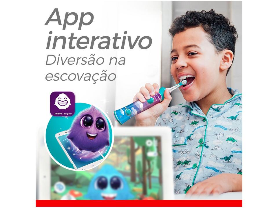 Escova de dente Elétrica Philips Colgate SonicPro Kids 1 Unidade - 3