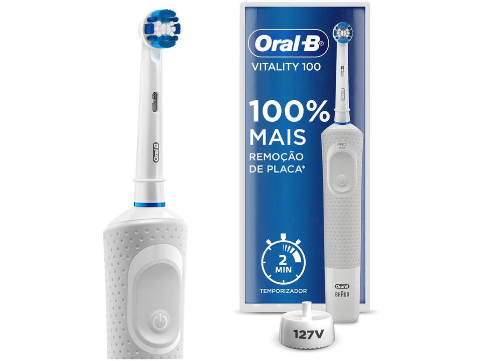 Escova de Dente Elétrica Recarregável Oral-B - Vitality 100 Precision Clean - 110 V - 2