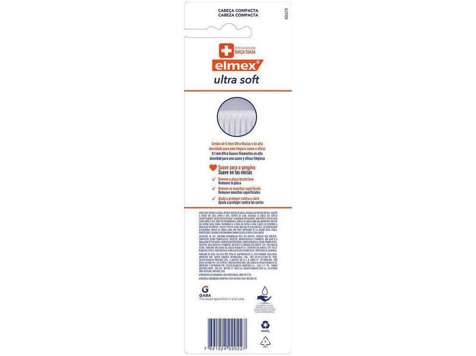 Escova de Dente Elmex Ultra Soft 3 Unidades - 6