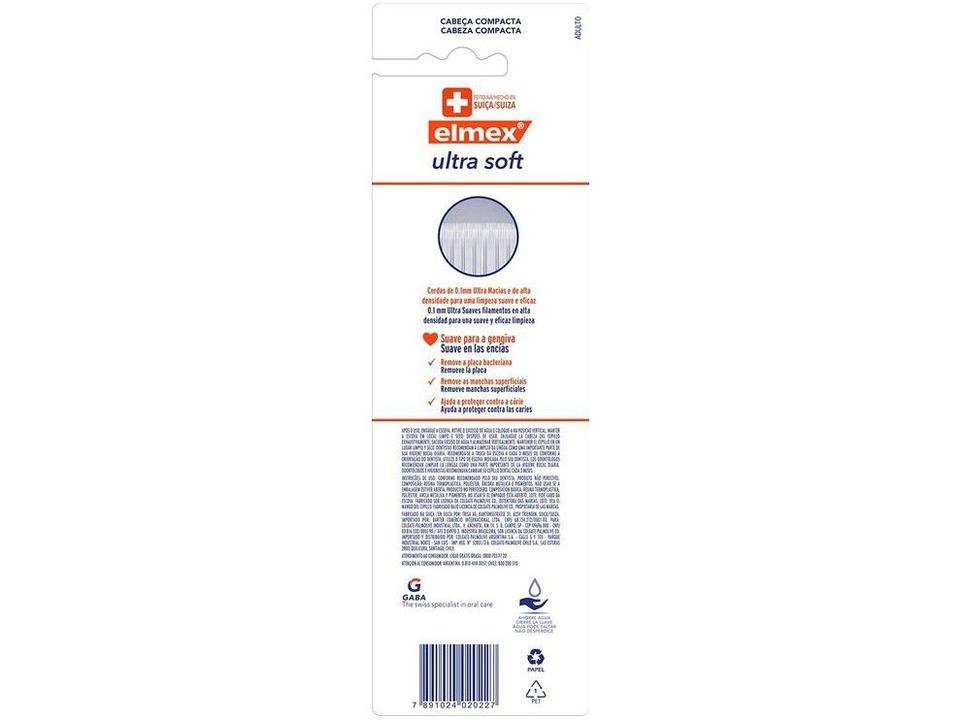 Escova de Dente Elmex Ultra Soft 3 Unidades - 6