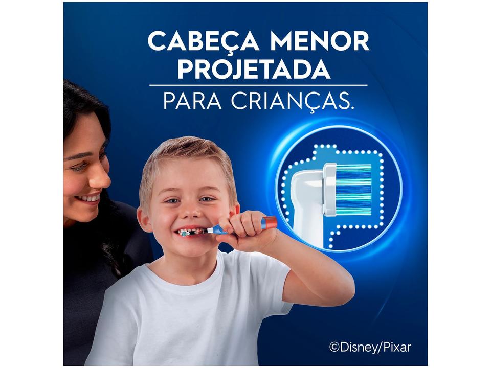 Escova de Dente Infantil Elétrica Oral-B Disney Pixar Cars 1 Unidade - 3