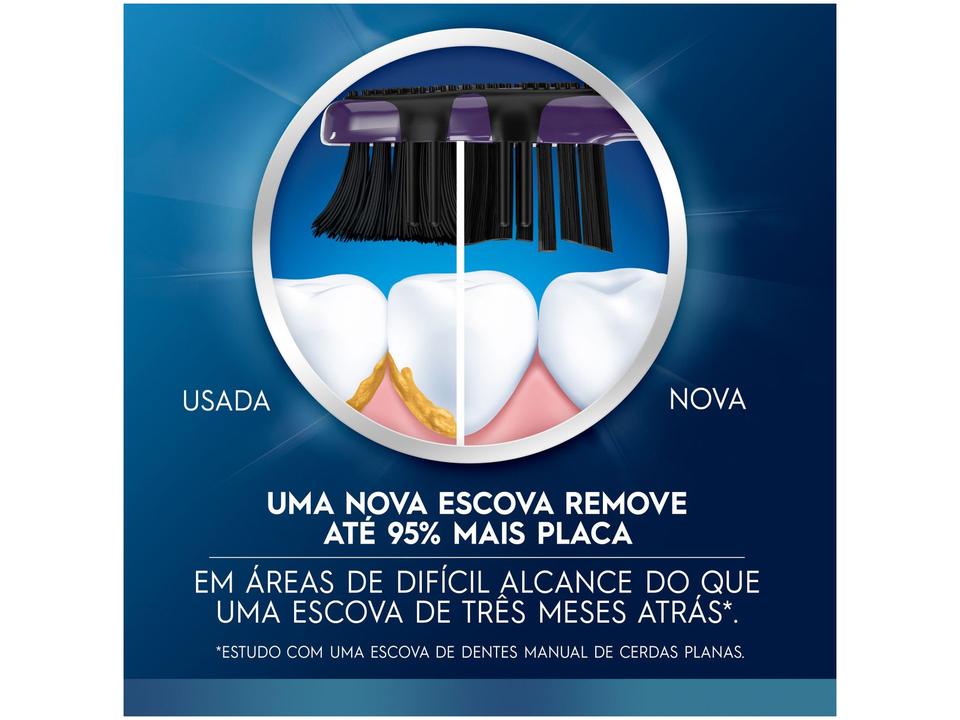 Escova de Dente Oral-B 5 Ações com Carvão 4 Unidades - 7