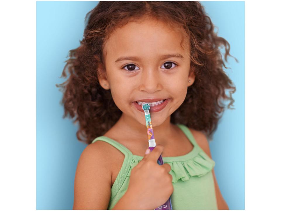 Escova Dental A Pilhas Infantil Elétrica Oral-B Disney Princess 1 Unidade - 5