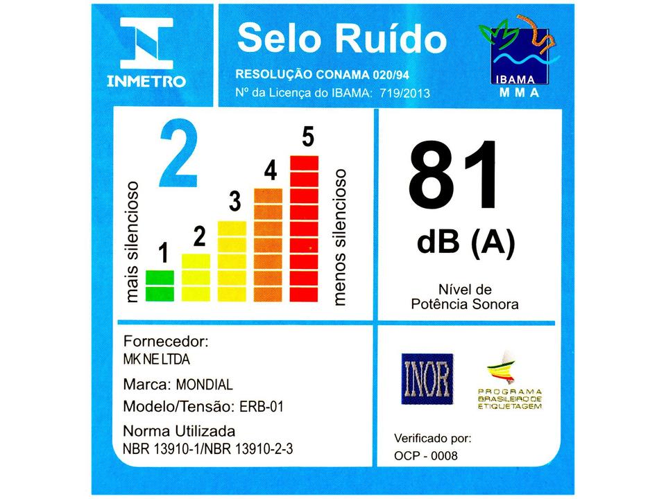 Escova Rotativa Mondial Black Rose ERB-01 - 12