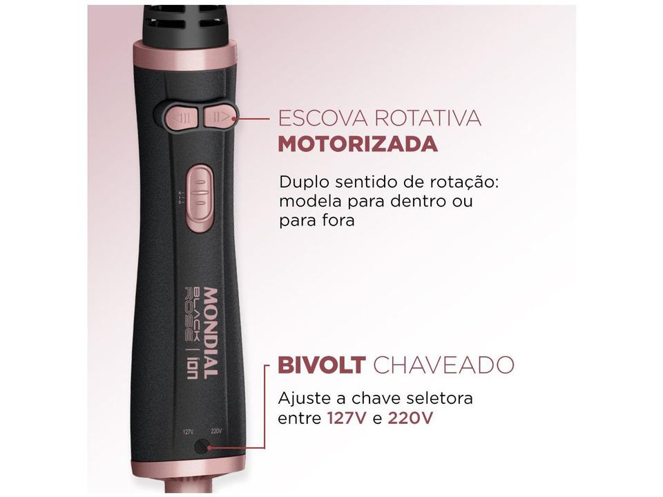 Escova Rotativa Mondial Black Rose ERB-01 - 3