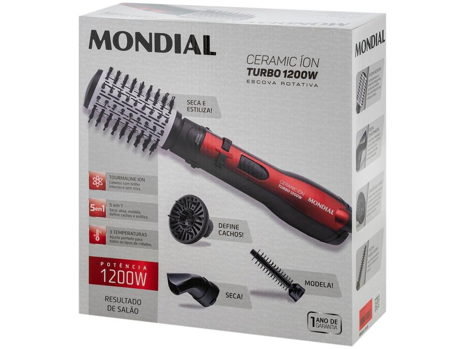 Escova Rotativa Mondial Ceramic Ion Turbo - 13
