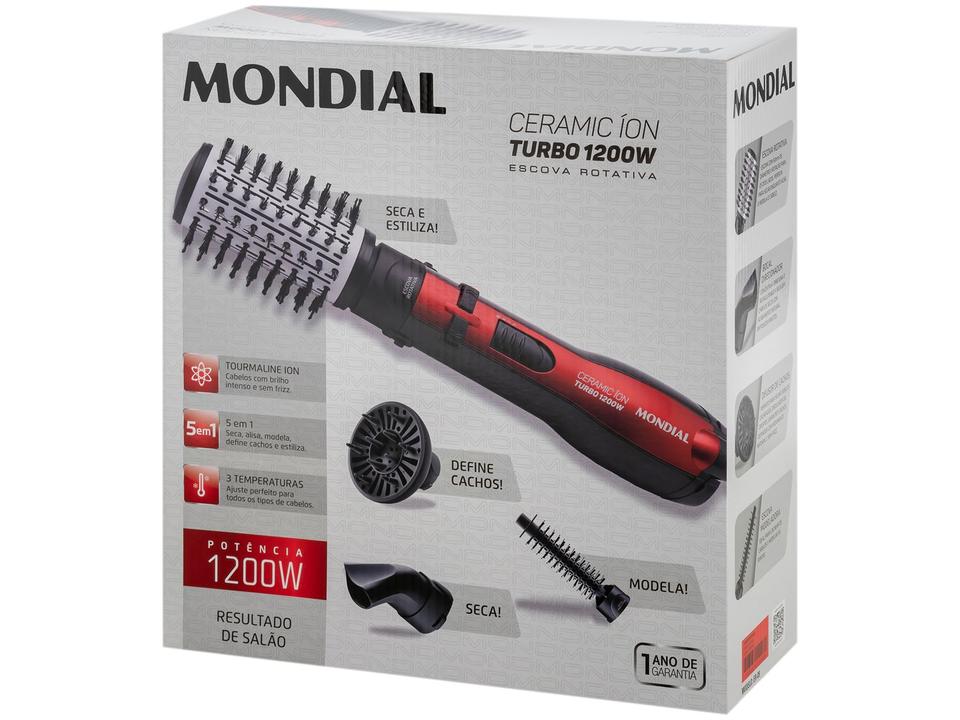 Escova Rotativa Mondial Ceramic Ion Turbo - 13