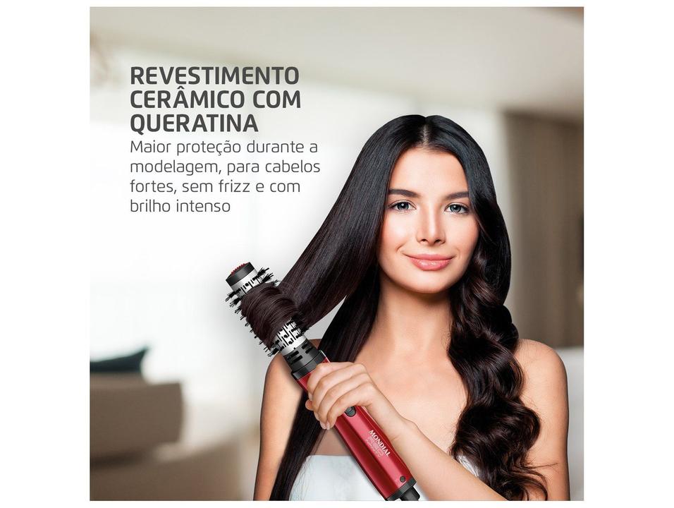 Escova Rotativa Mondial Red Infinity Keratin 1300W de Cerâmica ERB-11-KR - 2