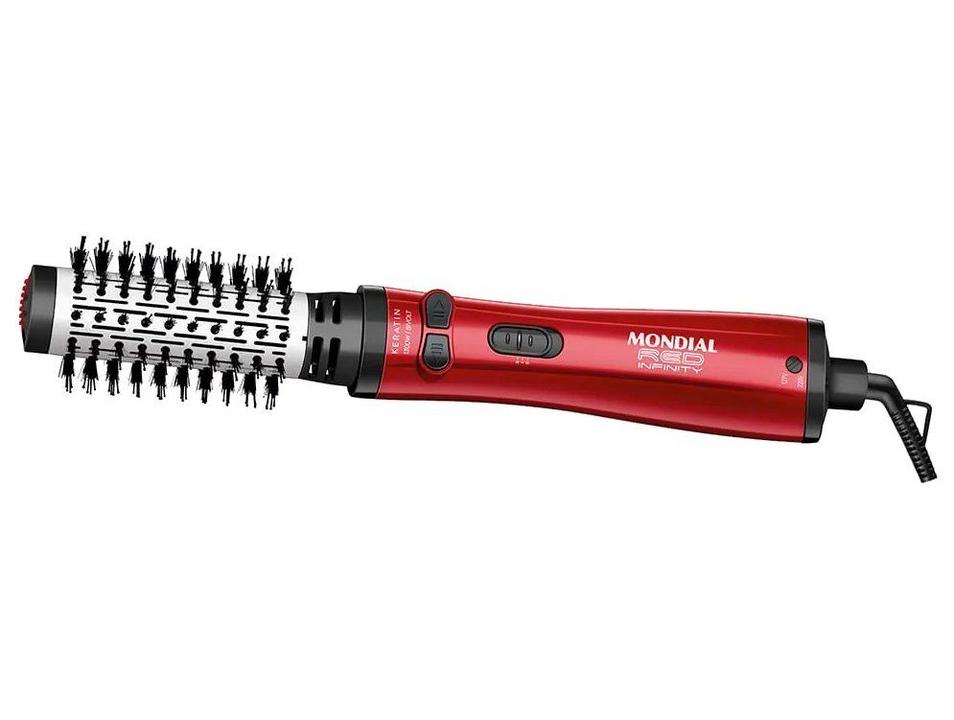 Escova Rotativa Mondial Red Infinity Keratin 1300W de Cerâmica ERB-11-KR