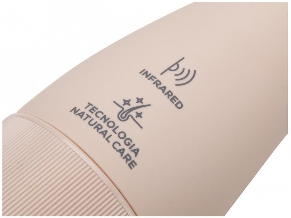 Escova Secadora Britânia 1300W Luz Infrared Cerâmica Íons Turmalina 2 Velocidades Soft BEC07R - 5