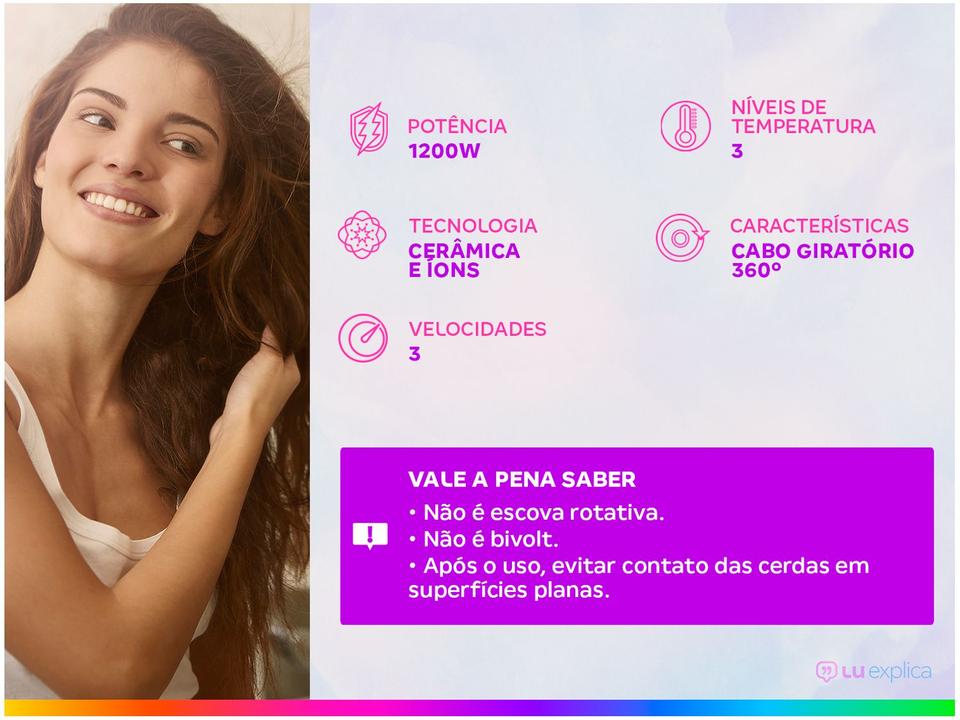 Escova Secadora Britânia Soft BEC02 1200W - 2