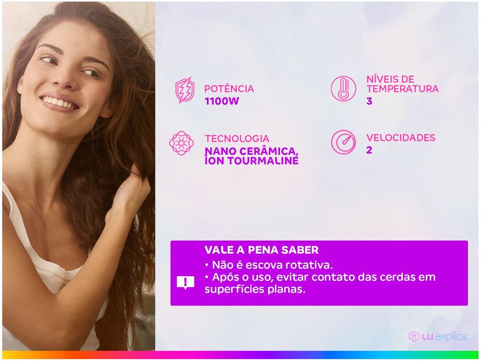 Escova Secadora Britânia Soft BES20RG 1100W - 2