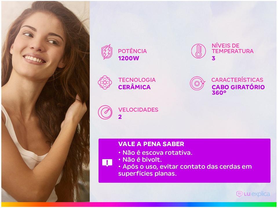 Escova Secadora Essenza Absoluta 1200W 2 Velocidades Cerâmica - 2