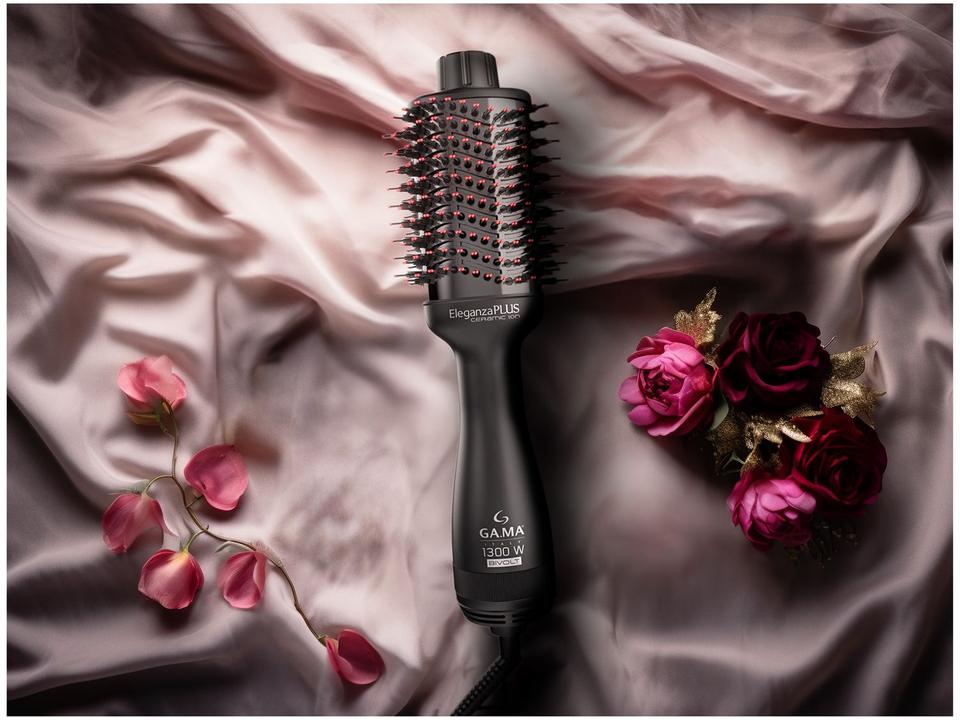 Escova Secadora GA.MA Italy Eleganza Plus 1300W 2 Velocidades 3 Níveis de Temperatura Ceramic Ion - 4