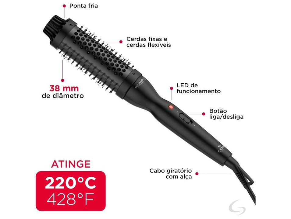Escova Secadora GA.MA Italy Eleganza Plus 64W Cerâmica com Íons HDCBR0000000691 - 4
