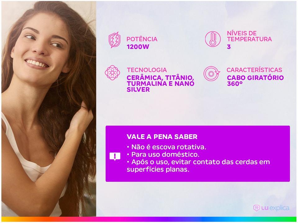 Escova Secadora Mondial By Juliette ES-JU-01 1200W 3 Níveis de Temperaturas Cerâmica - 2