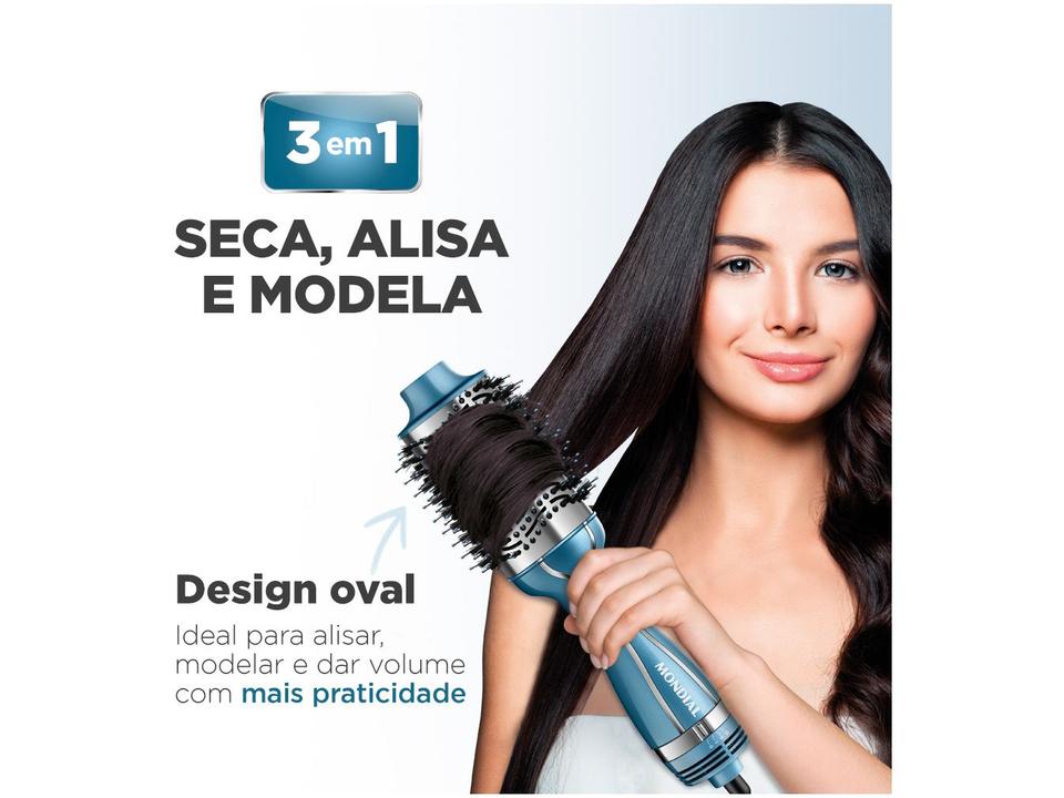 Escova Secadora Mondial ES-28 1200W 3 Velocidades Turmalina - 7