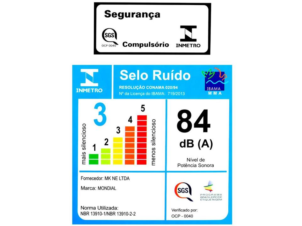 Escova Secadora Mondial ES-28 1200W 3 Velocidades - 15