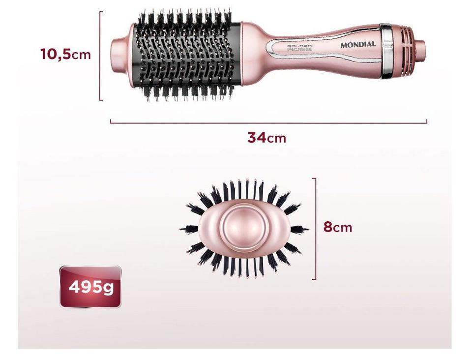 Escova Secadora Mondial Golden Rose ES-02 1200W Turmalina - 9