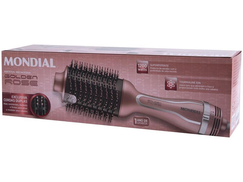 Escova Secadora Mondial Golden Rose ES-02 1200W Turmalina - 13