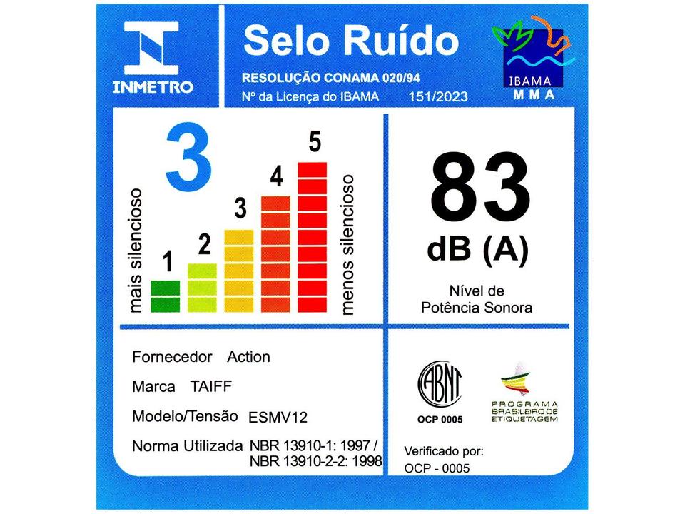 Escova Secadora Taiff Easy 1200W - 11