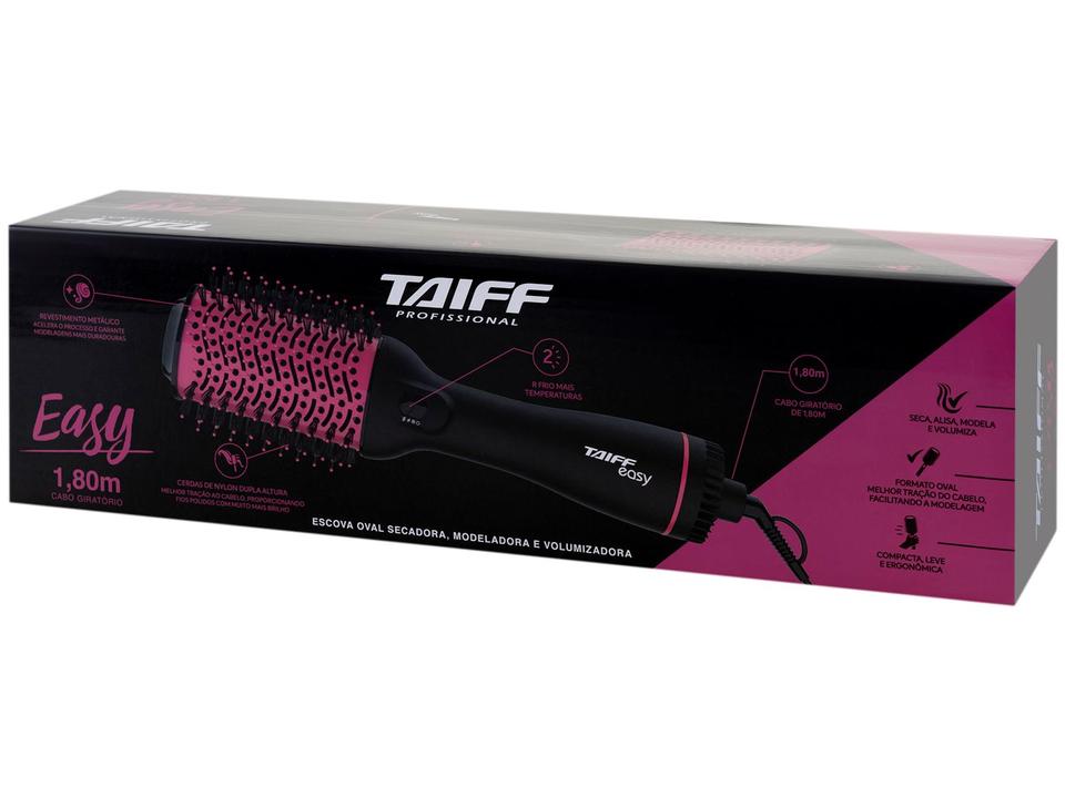 Escova Secadora Taiff Easy Pink 1200W - 3 Níveis de Temperatura - 220 V - 8