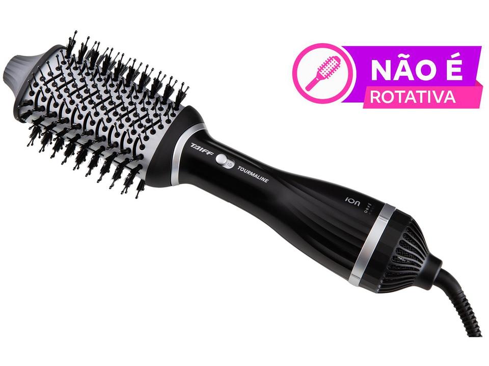 Escova Secadora Taiff Elegance Tourmaline 1200W 3 Níveis de Temperatura Tourmaline Íon - 1