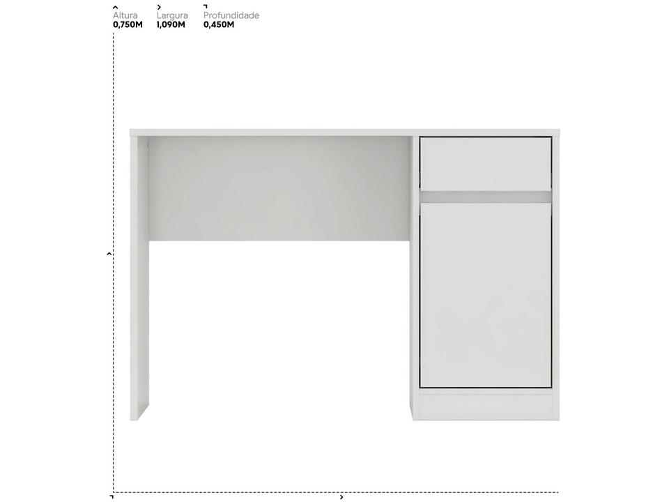 Escrivaninha 1 Gaveta 1 Porta Demóbile Office - 8