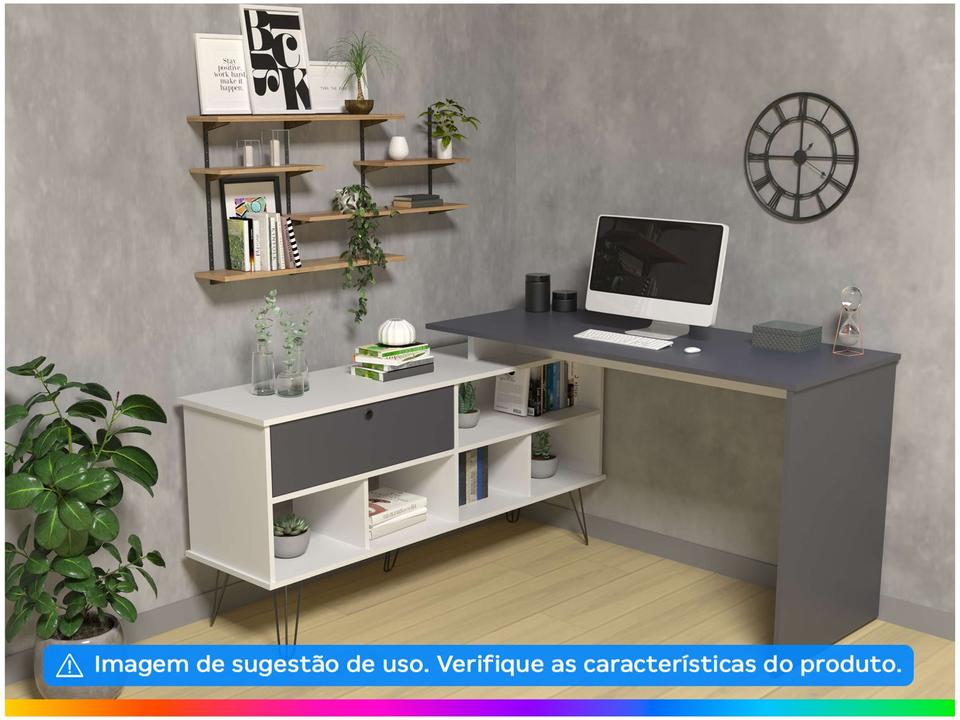 Escrivaninha 1 Porta Artany Home Office - 1