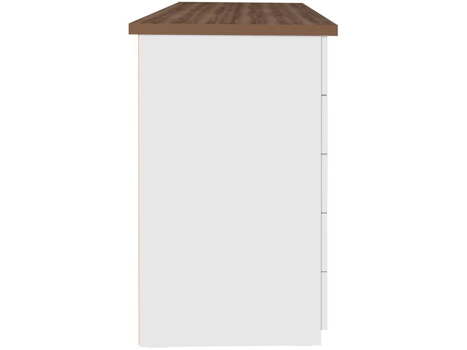 Escrivaninha 5 Gavetas 2 Prateleiras Artany - 13