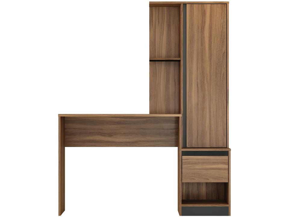 Escrivaninha com Armário 1 Gaveta 3 Prateleiras - 3