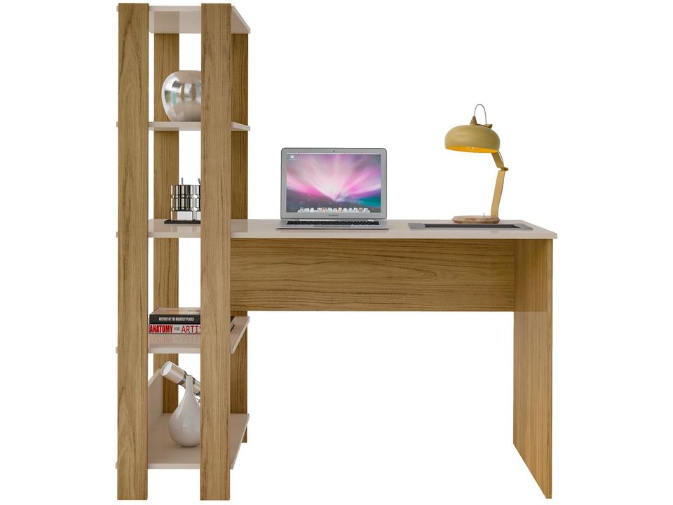 Escrivaninha de Estudo com Estante Lateral - 6