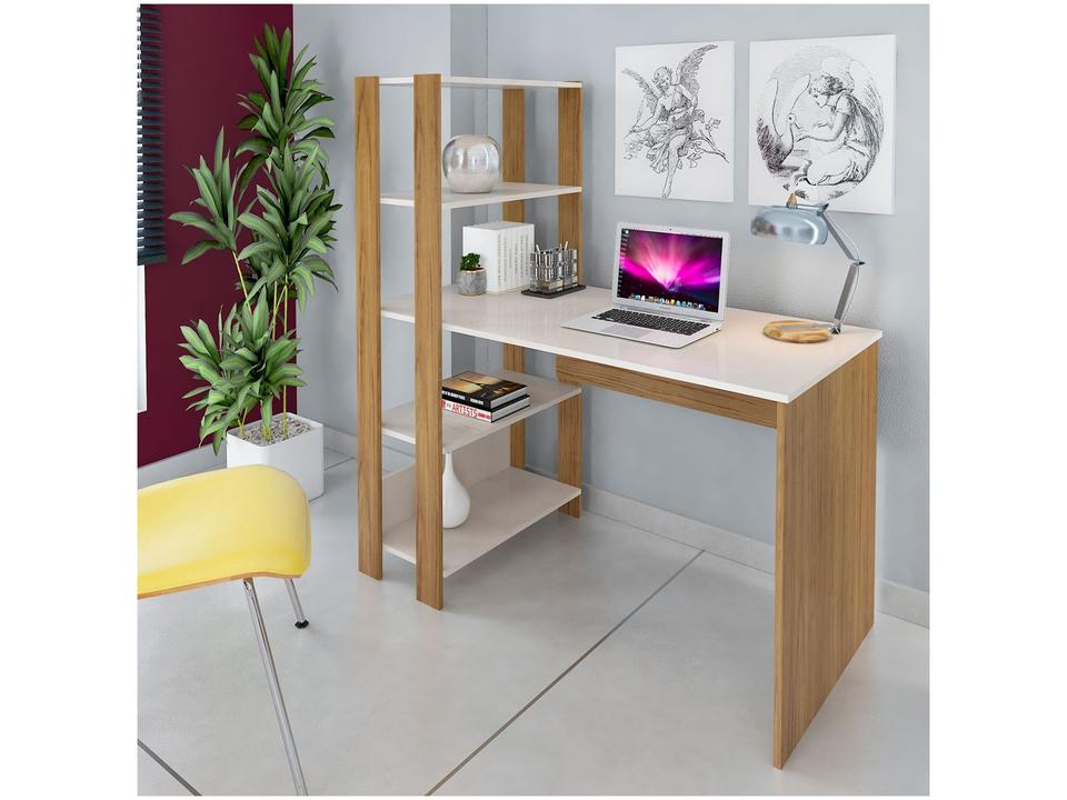 Escrivaninha de Estudo com Estante Lateral - 2