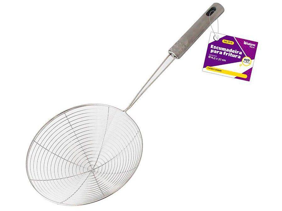 Escumadeira para Fritura Inox Western Home EF-18 39cm - 2