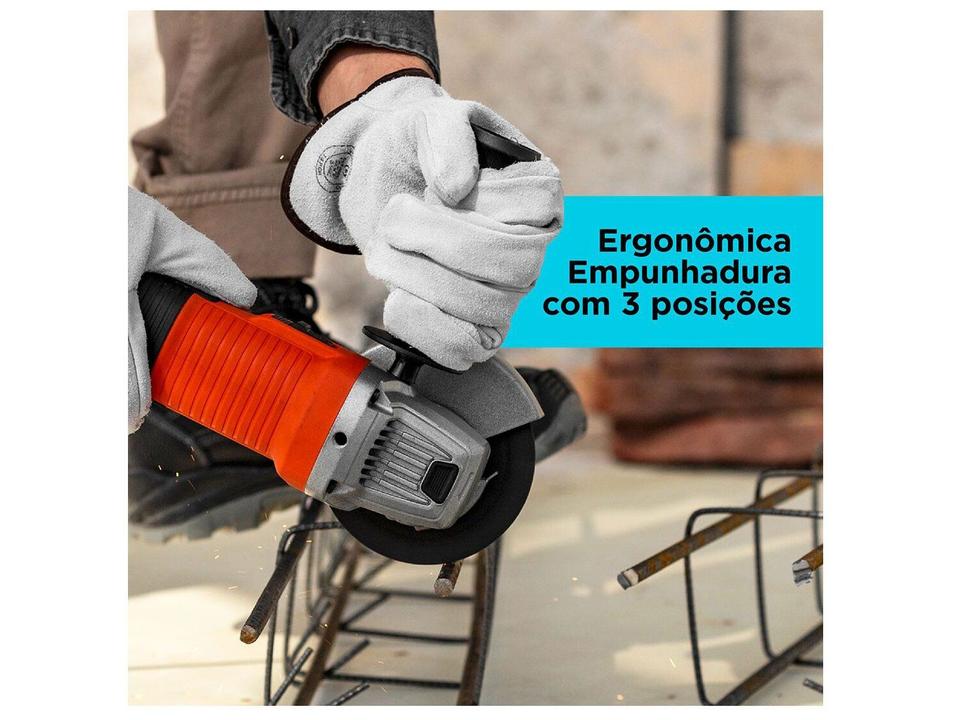 Esmerilhadeira Black+Decker Angular 920W 4 1/2” G720 - 3
