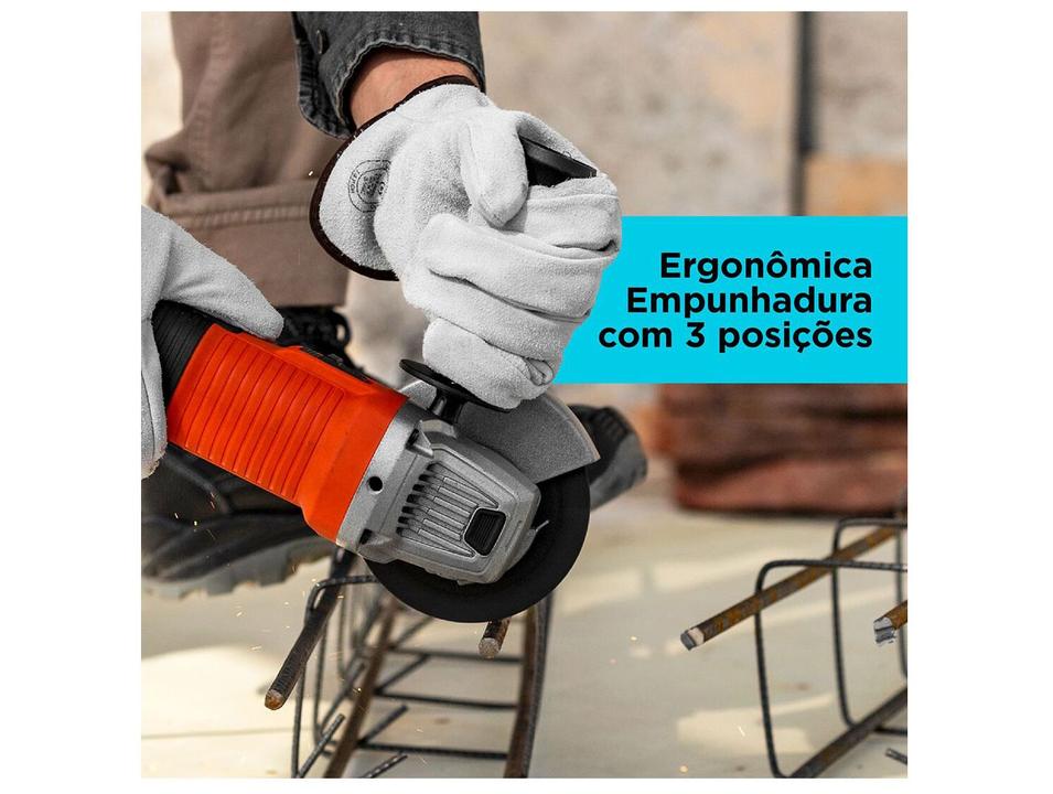 Esmerilhadeira Black+Decker Angular 920W 4 1/2” G720X - 3