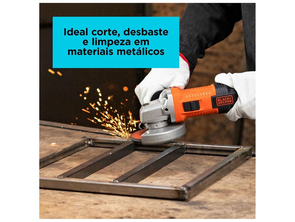 Esmerilhadeira Black+Decker Angular 920W 4 1/2” G720X - 4