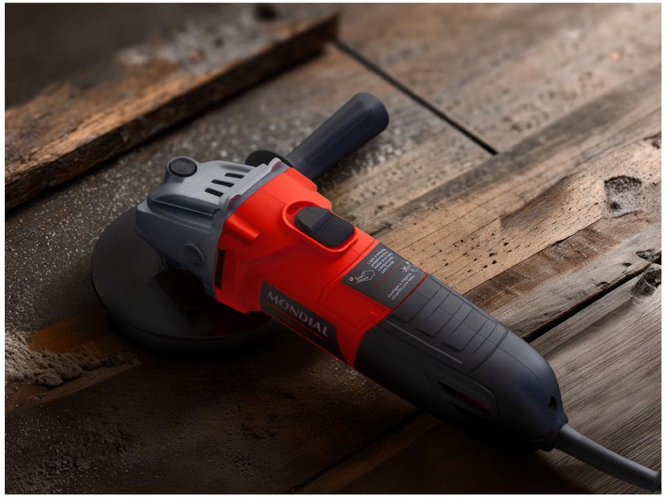 Esmerilhadeira Mondial Angular Elétrica 850W 4-1/2" 3 Peças FES-02 - 1