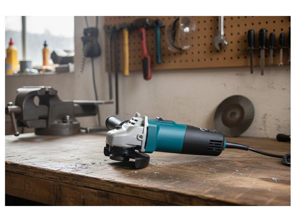 Esmerilhadeira Nell Angular 500W 4 1/2" (115mm) com Acessórios 4 Peças MB-TO035 - 1