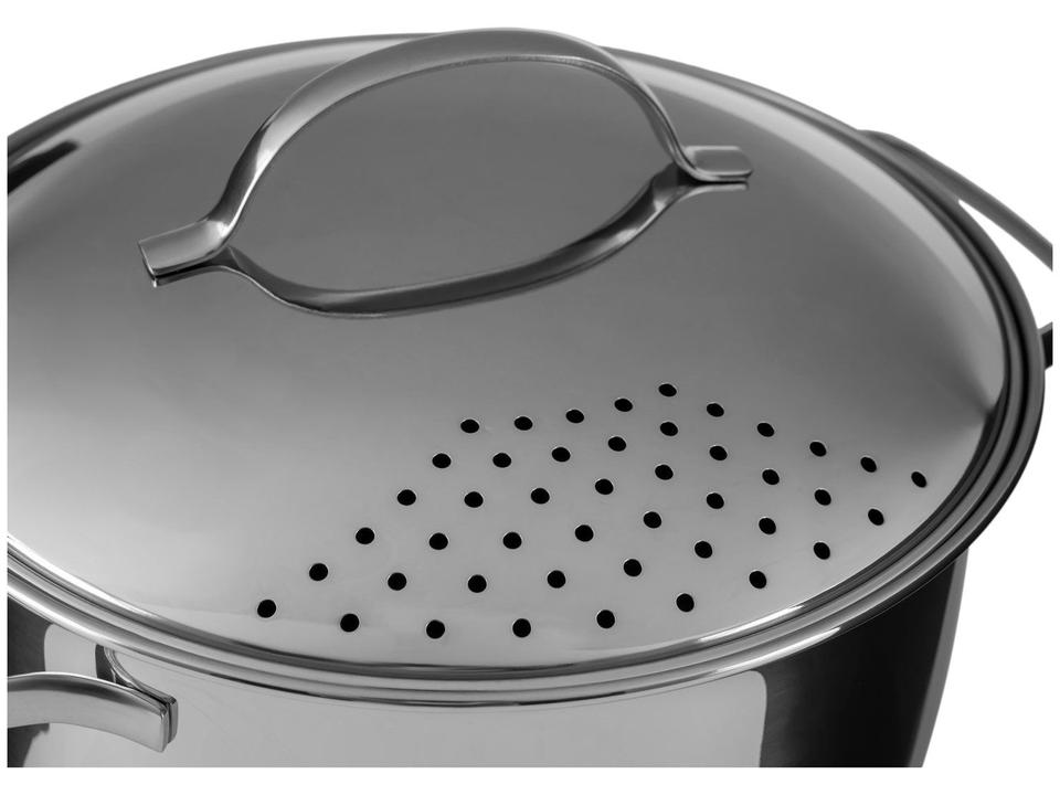 Espagueteira Inox Tramontina Allegra 20cm 4,40L Fundo Triplo - 10