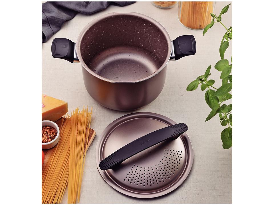 Espagueteira Tramontina Alumínio 5,7L Amêndoa 22cm Milazzo - 1