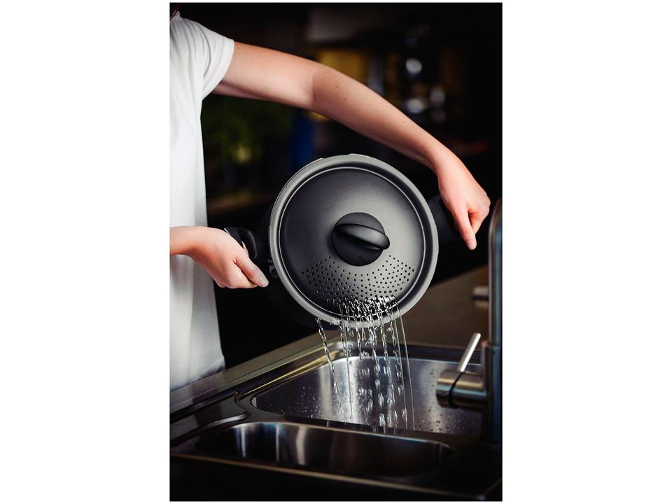 Espagueteira Tramontina Alumínio 5,7L Preto 22cm Loreto - 1