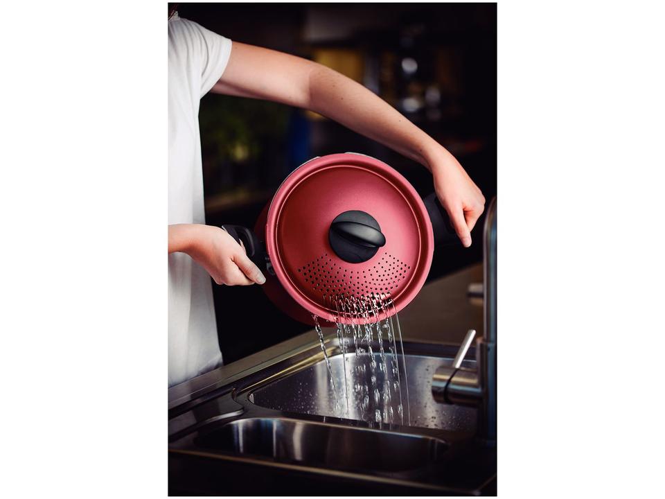 Espagueteira Tramontina Alumínio 5,7L Vermelho 22cm Loreto - 1